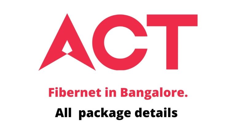 ACT Fibernet Plans Bangalore All Packages List