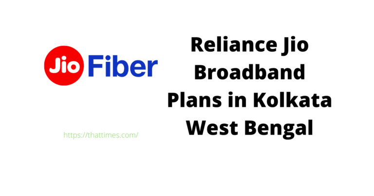 Reliance Jio Broadband Plans in Kolkata West Bengal