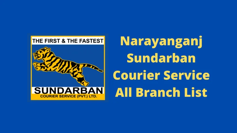 Sundarban Courier Service Narayanganj all branch list